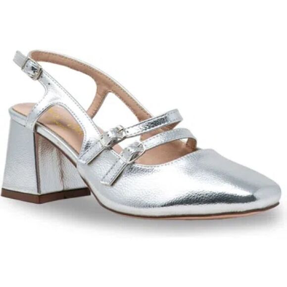 Chase and Chloe | Double Strap Slingback Pump - Picture 1 of 5